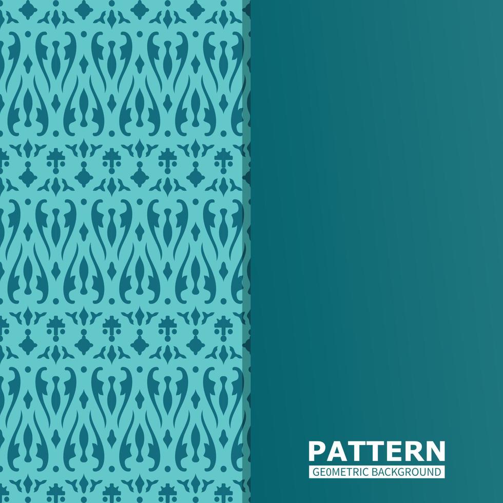 Ilustración de vector de ornamento de patrón de lujo sin costuras