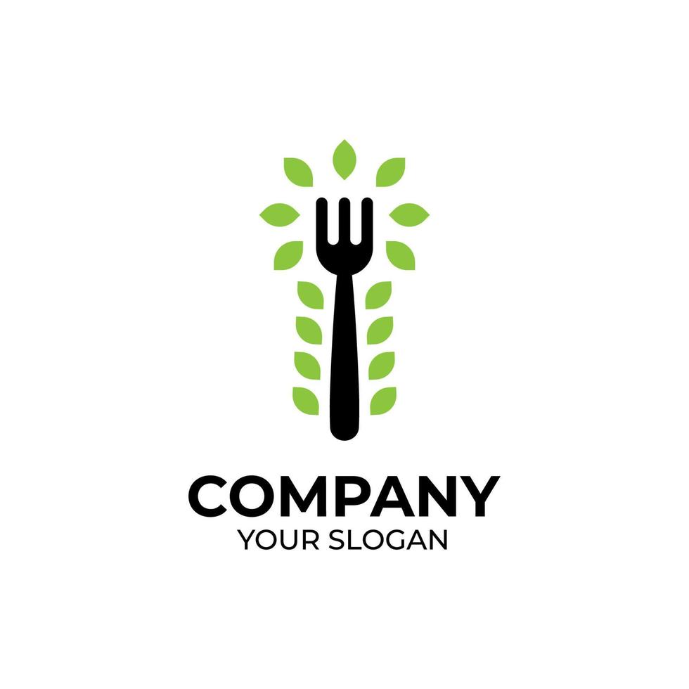 Fresh food logo design vector