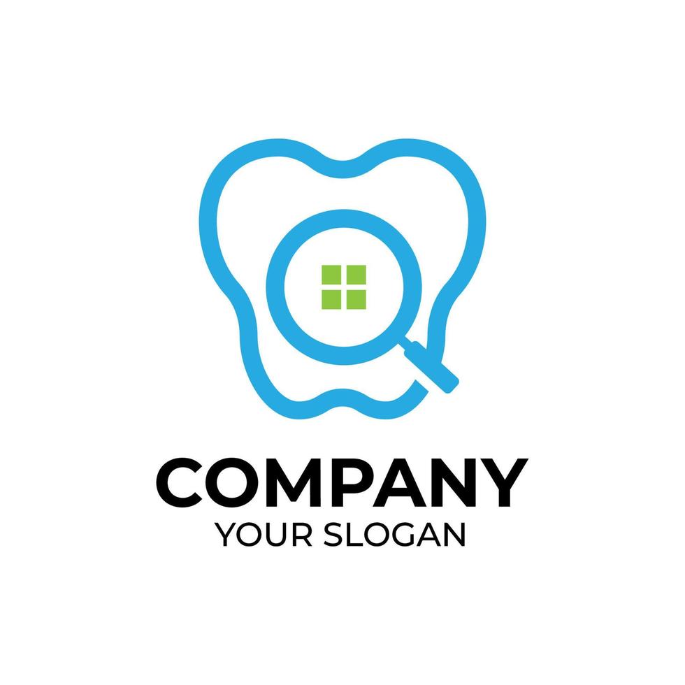 Dental clinic logo design vector