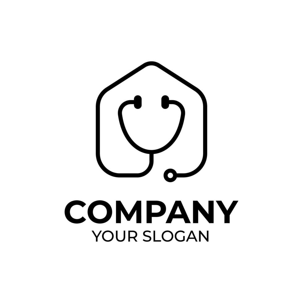 Home care logo design vector