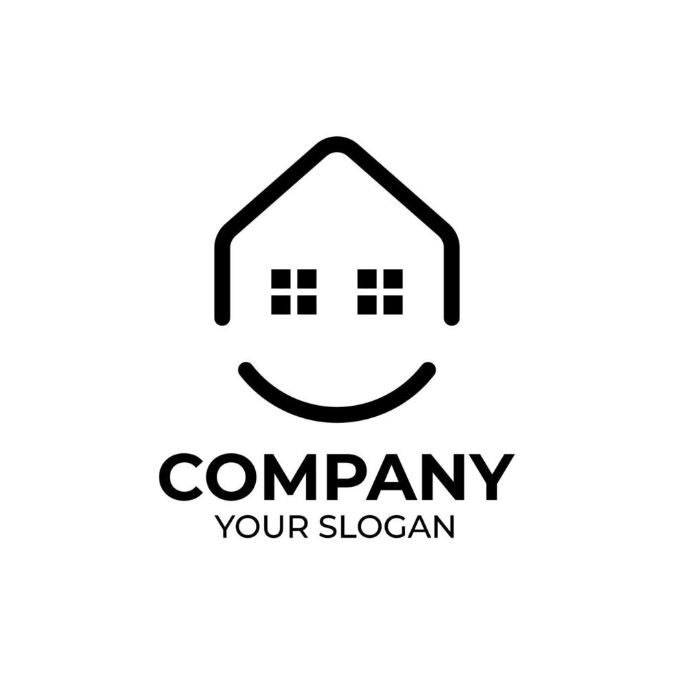 Real estate logo design vector