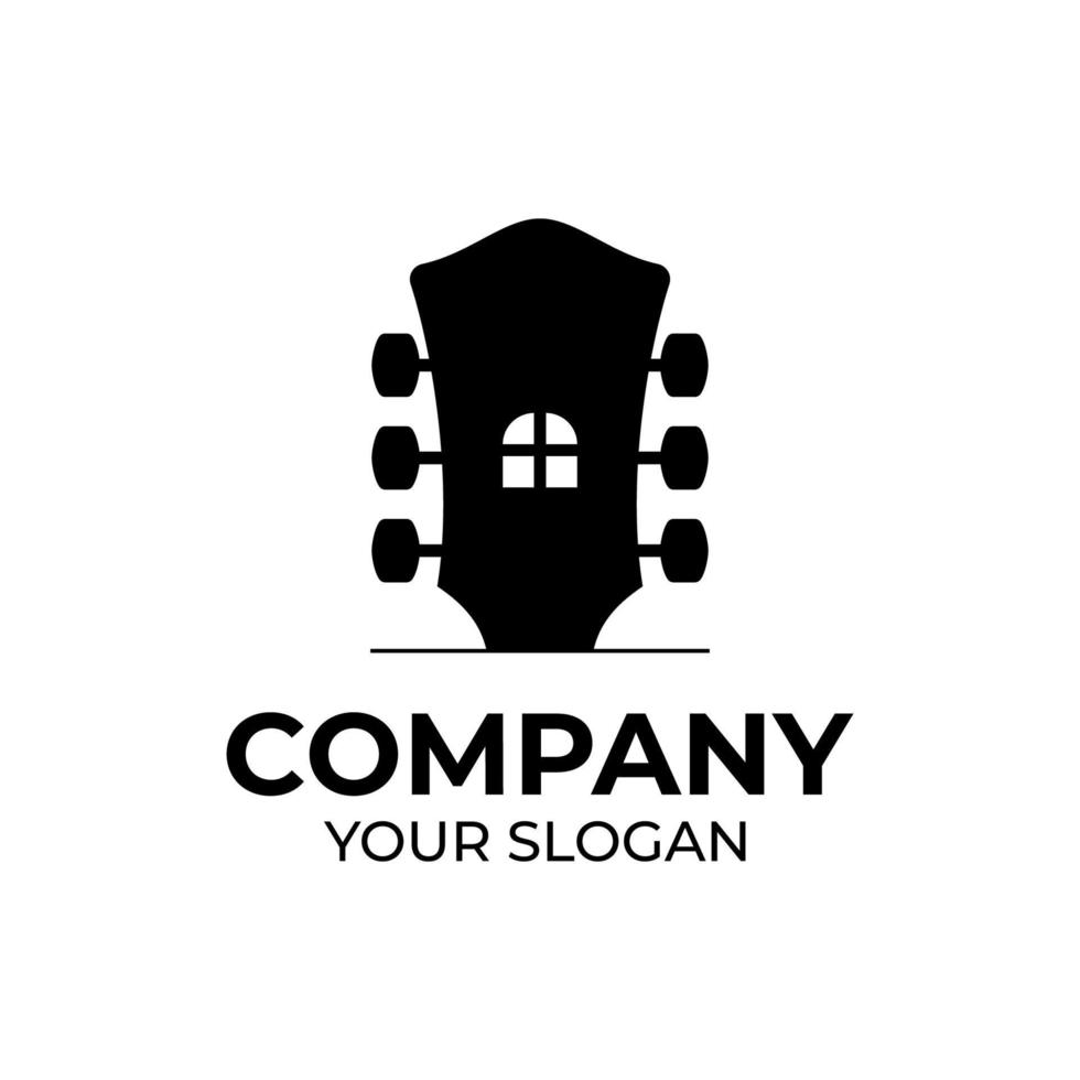 Music store logo design vector