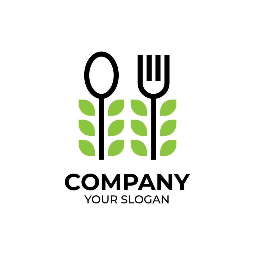 Fresh food logo design vector