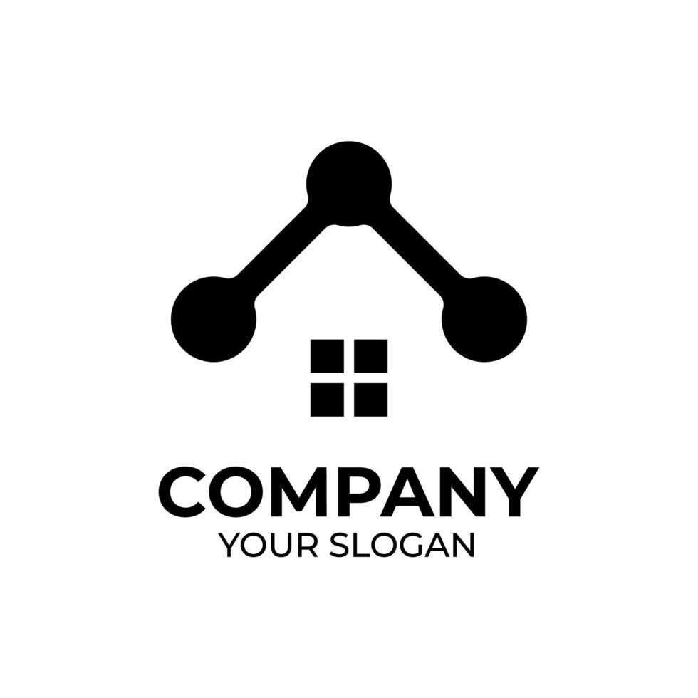 Real estate logo design vector