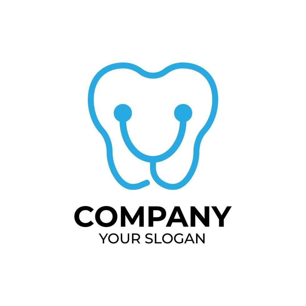Dental clinic logo design vector