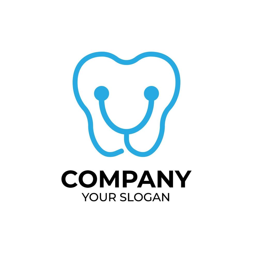 Dental clinic logo design vector