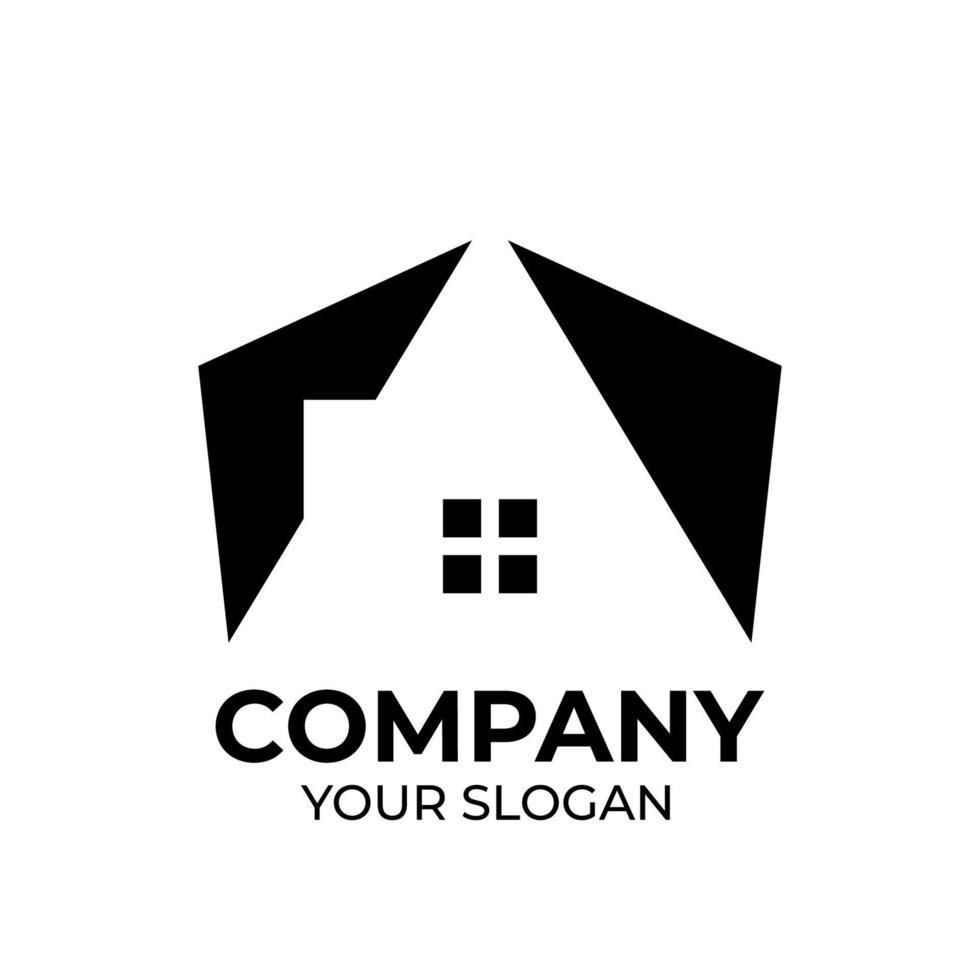 Real estate logo design vector