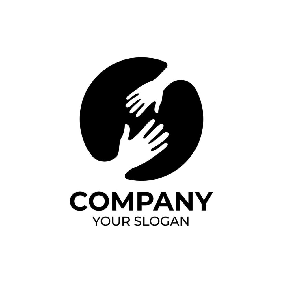 Hand care logo design 7058294 Vector Art at Vecteezy