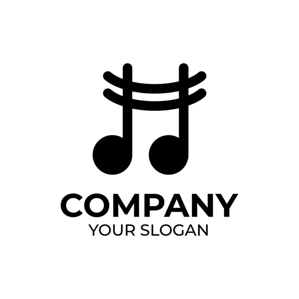 diseño de logotipo de música de japón vector