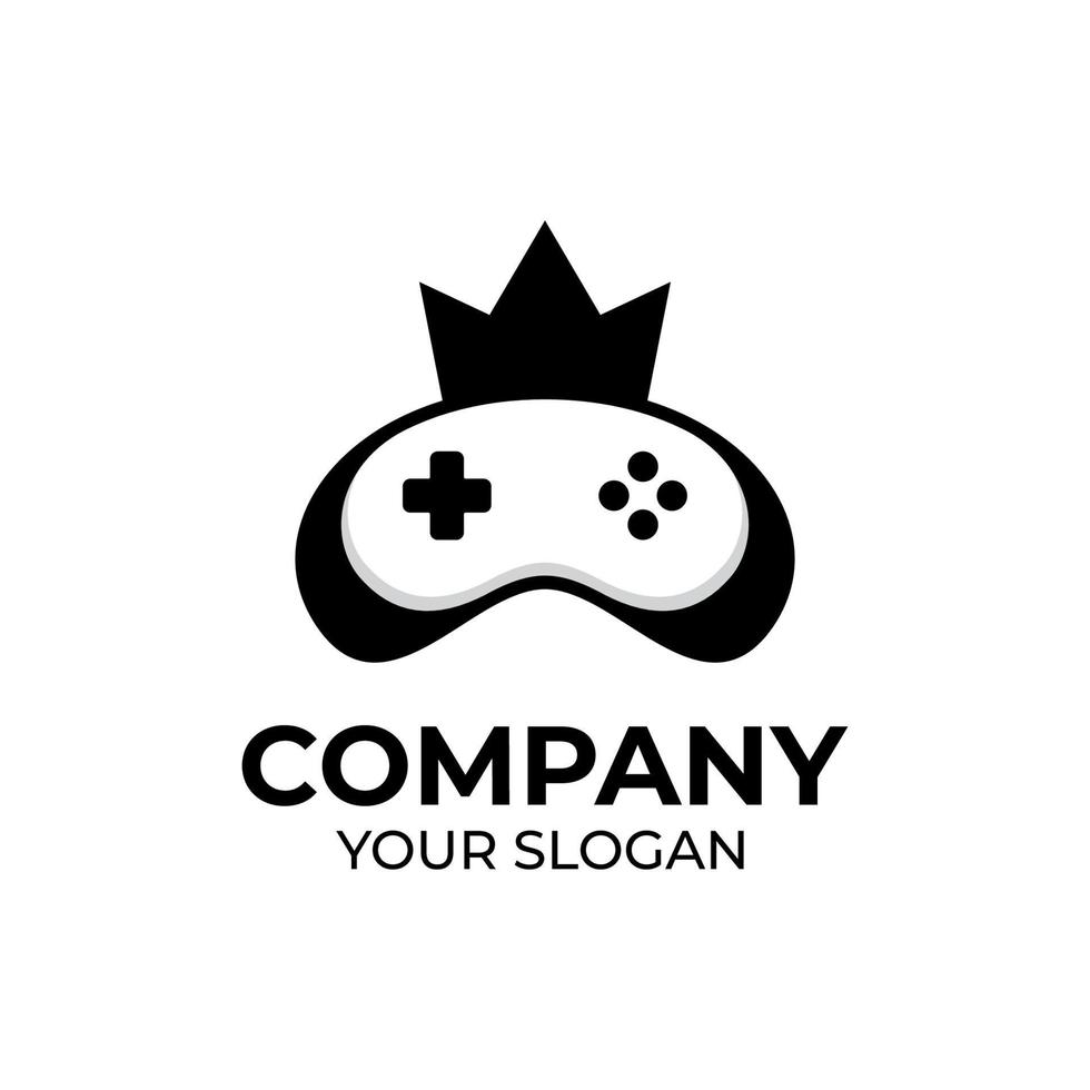 King game logo design vector