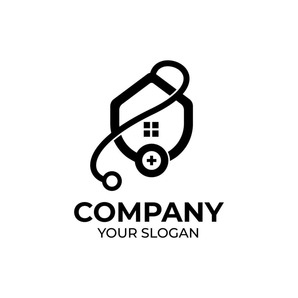 Home care logo design vector