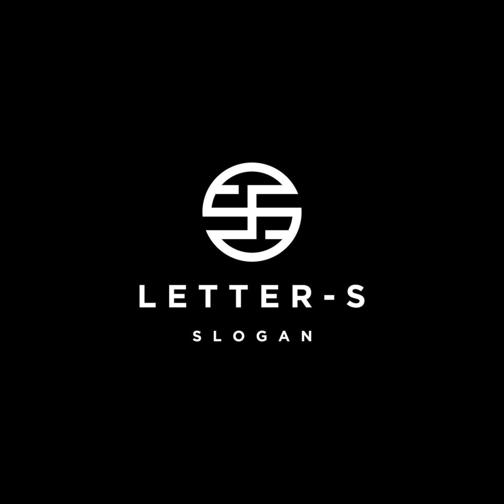 Letter S logo icon design template vector