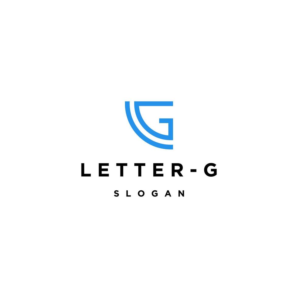 Letter G logo icon design template vector