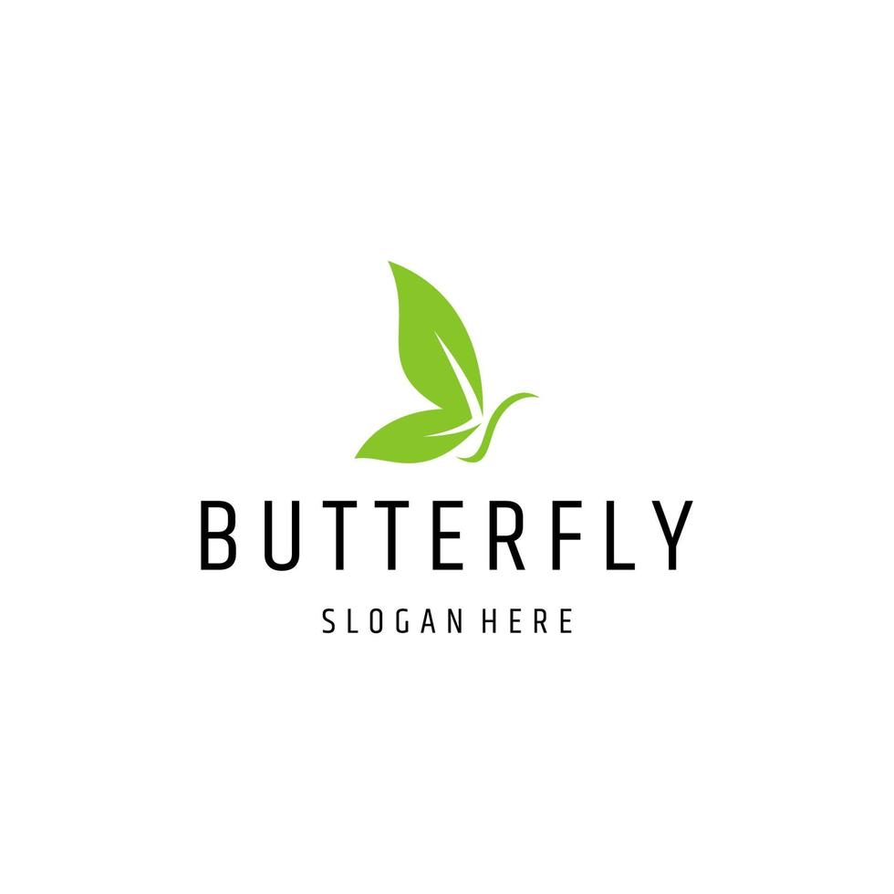 Butterfly logo icon design template vector
