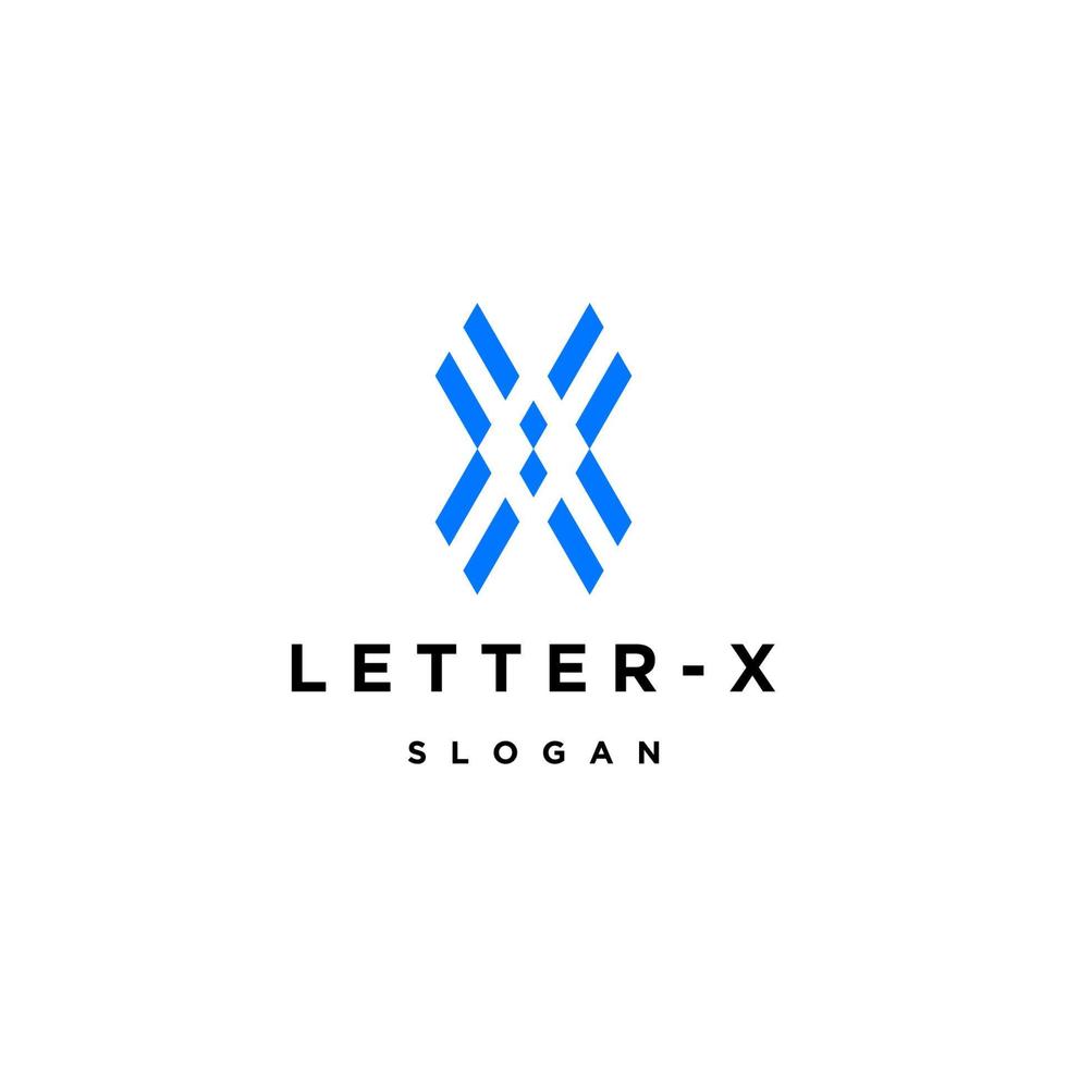 Letter X logo icon design template vector
