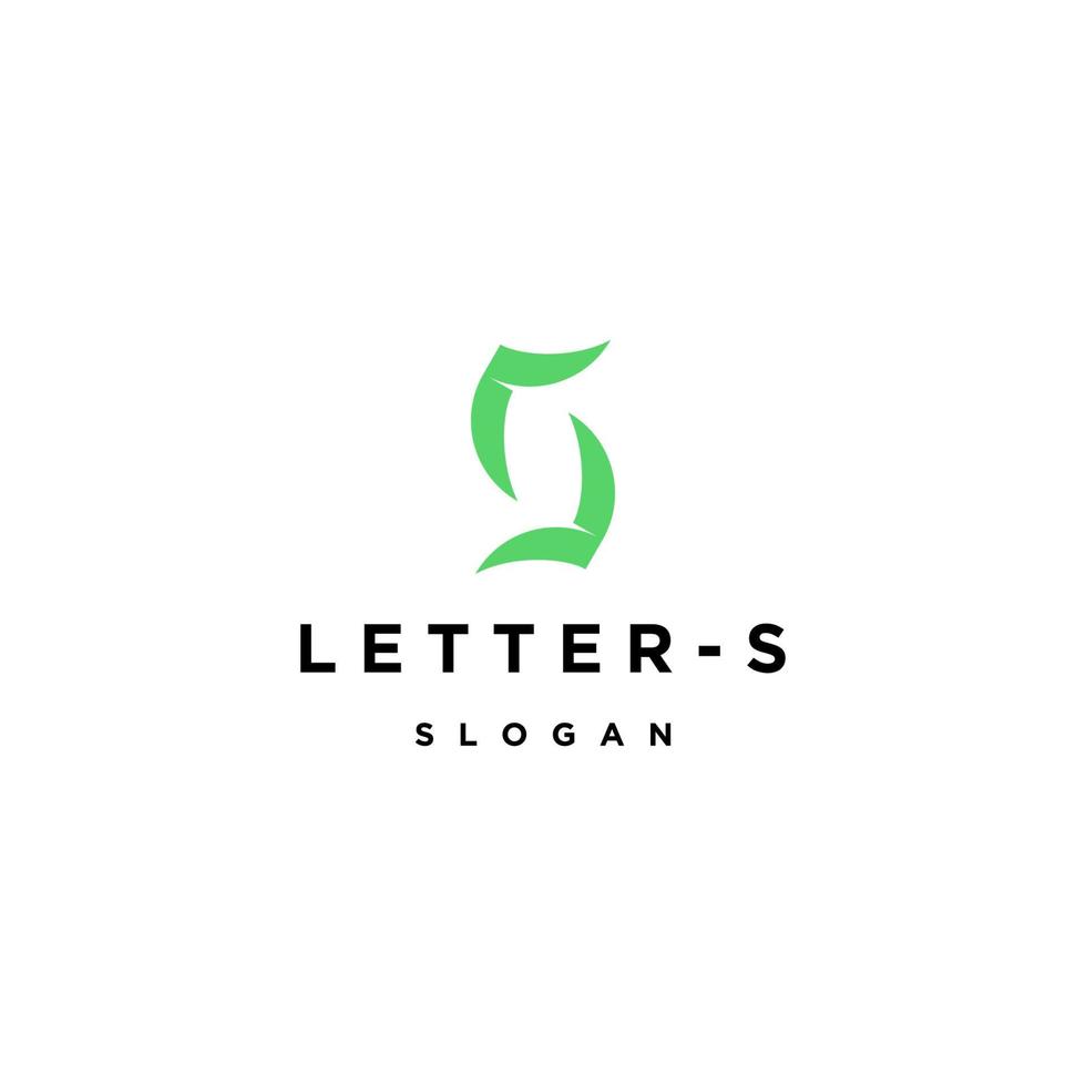 plantilla de diseño de icono de logotipo de letra s vector