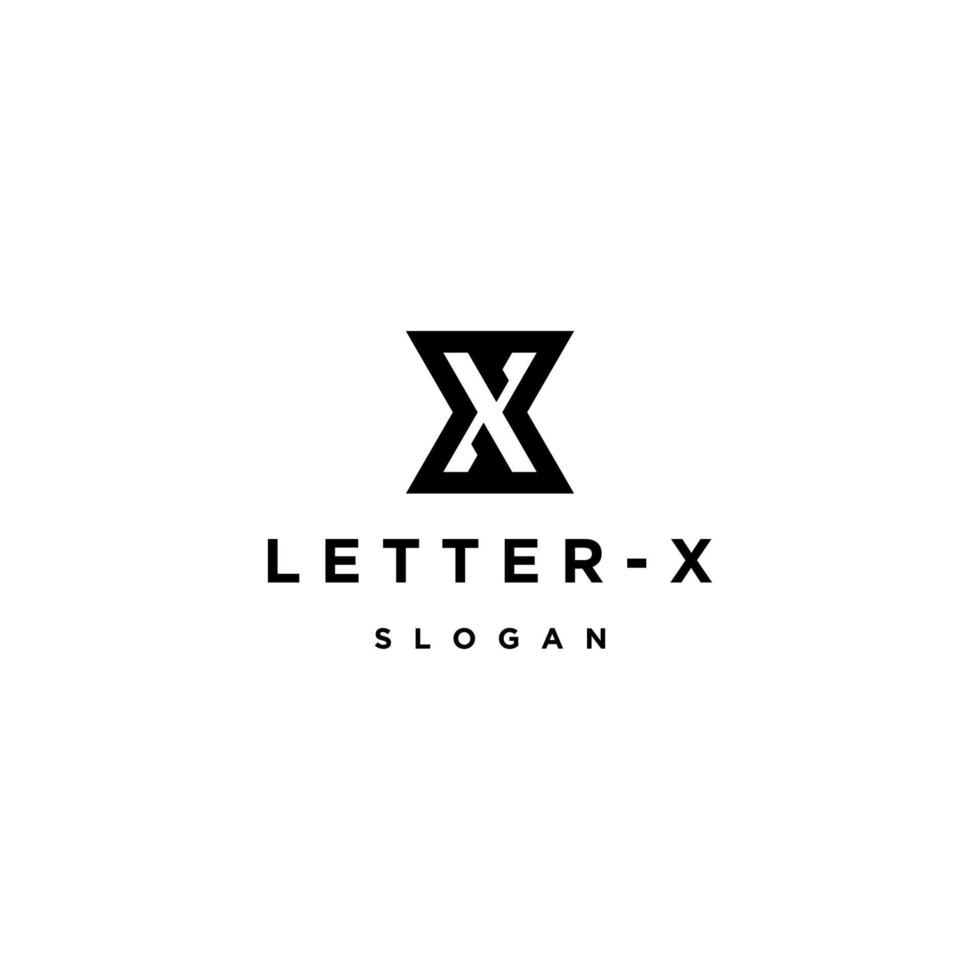 Letter X logo icon design template vector