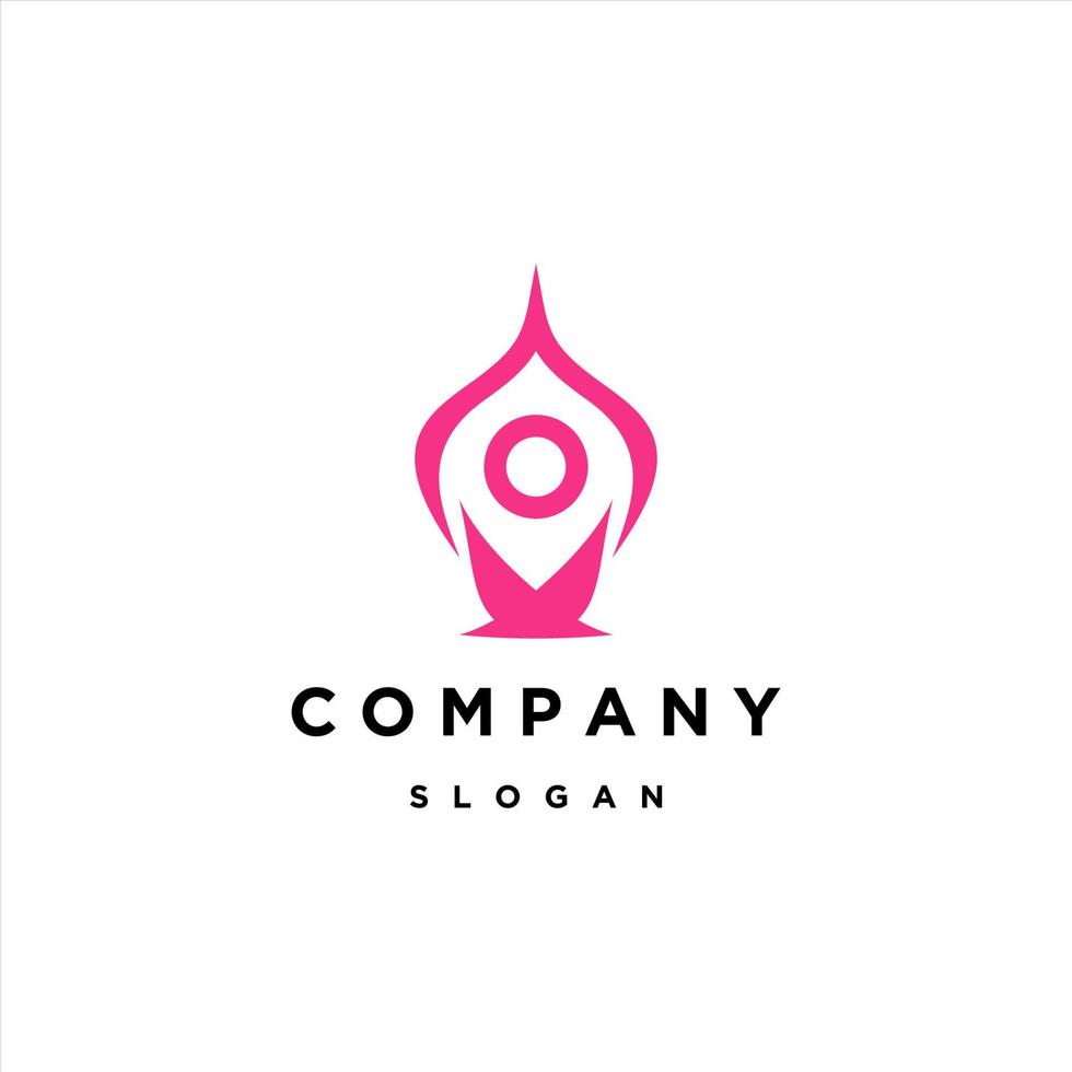 Yoga logo icon design template vector
