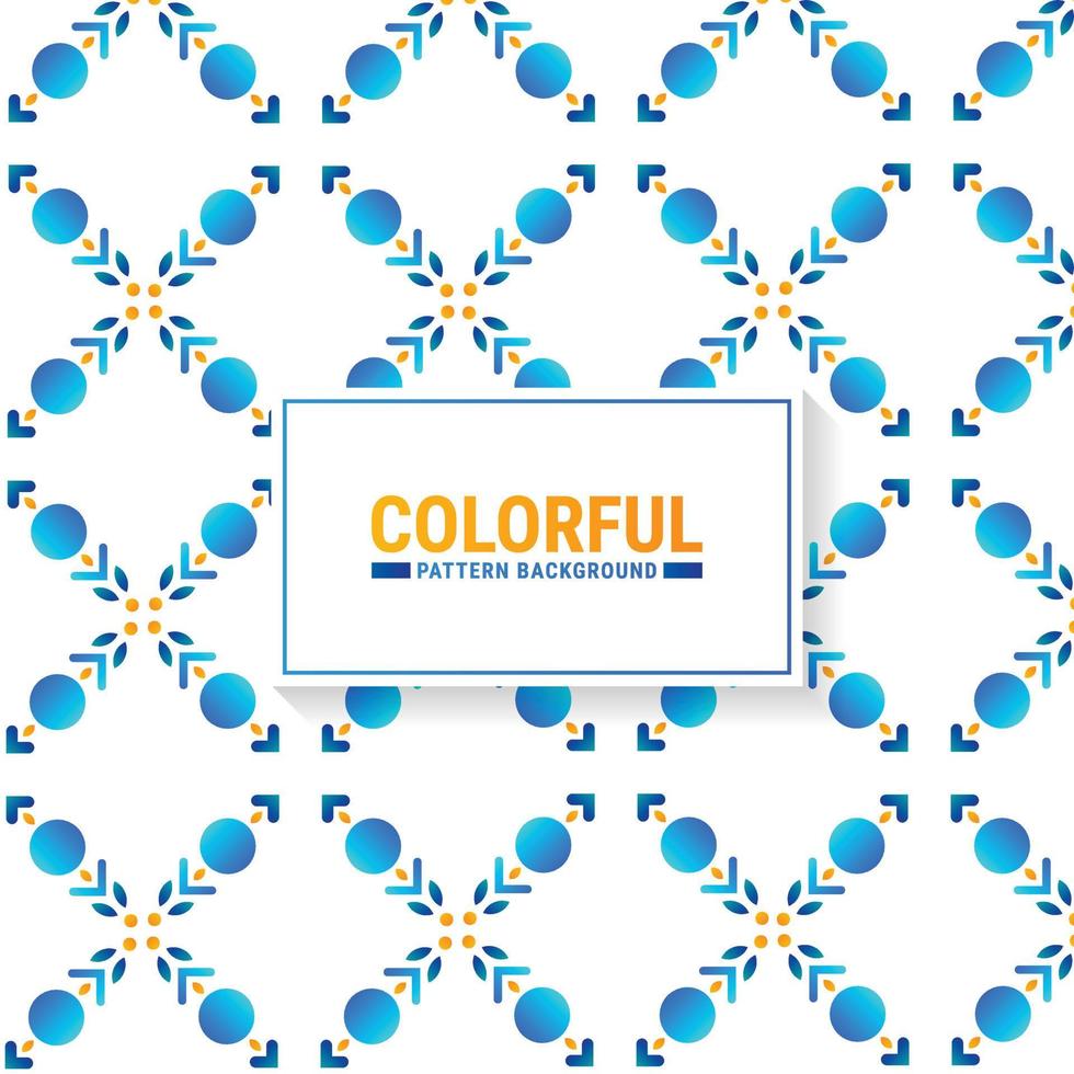 Colorful abstract geometric pattern design vector