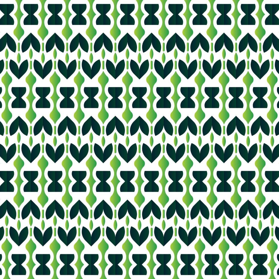 Green abstract geometric pattern design vector