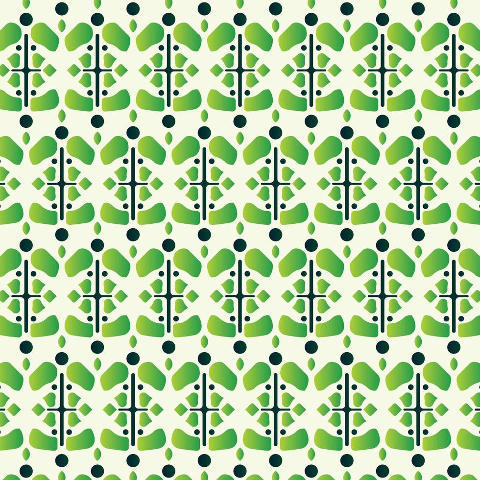 diseño de patrón geométrico abstracto verde vector