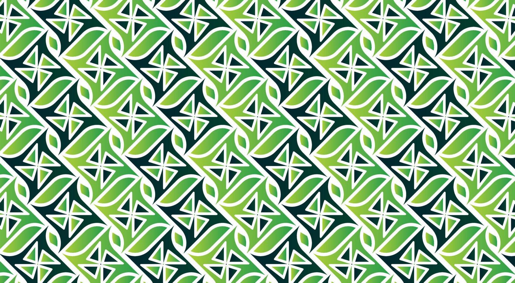 diseño de patrón geométrico abstracto verde vector