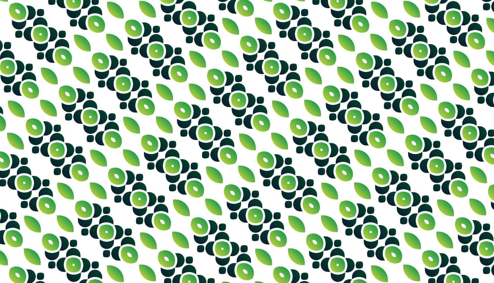 Green abstract geometric pattern design vector