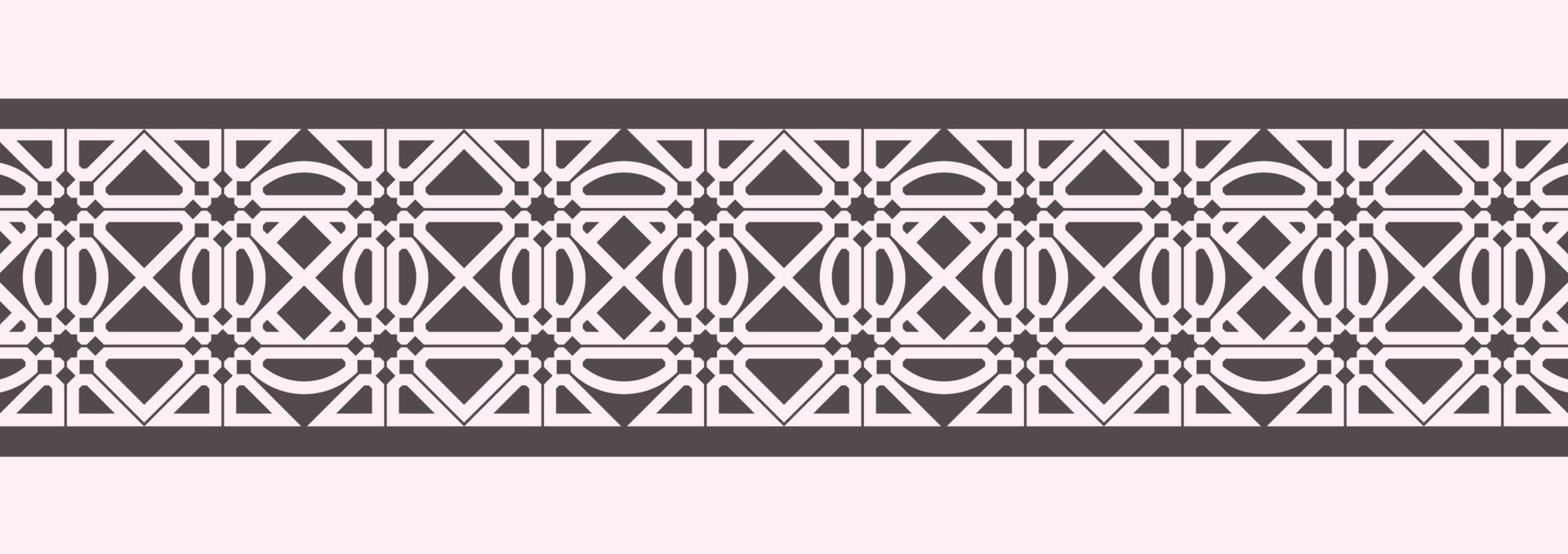 vintage abstract line pattern design vector