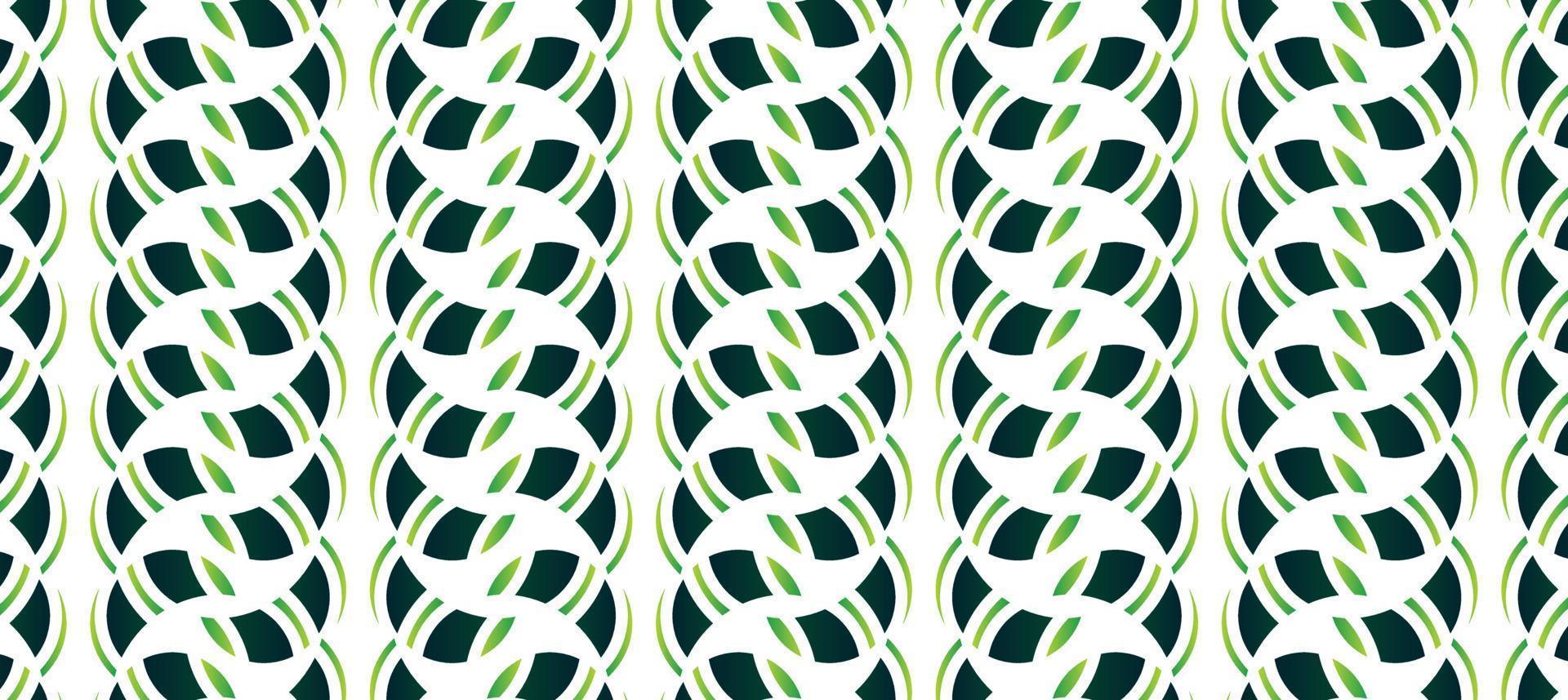 Green abstract geometric pattern design vector