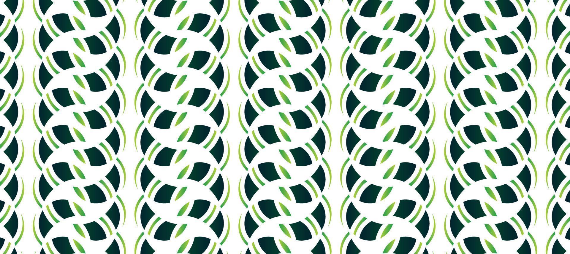 Green abstract geometric pattern design vector