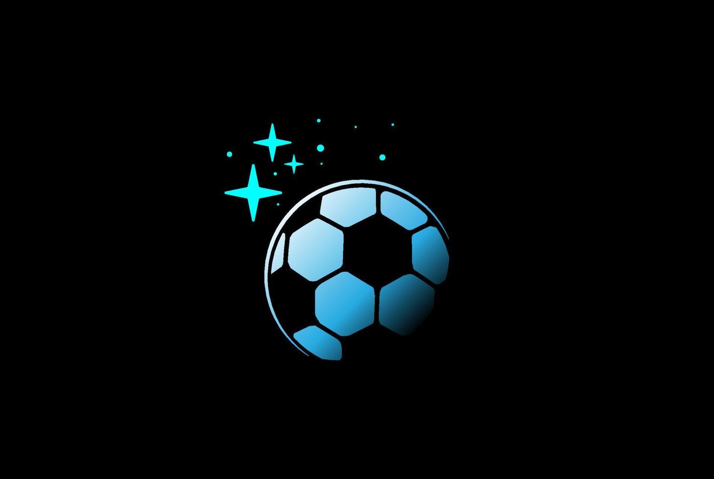 fútbol moderno fútbol planeta mundial mundial para el vector de diseño del logotipo del club deportivo