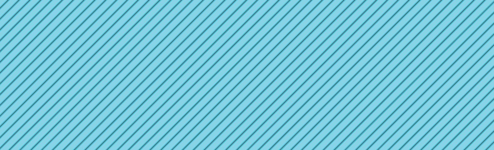 Panoramic abstract blue texture background slanted lines - Vector