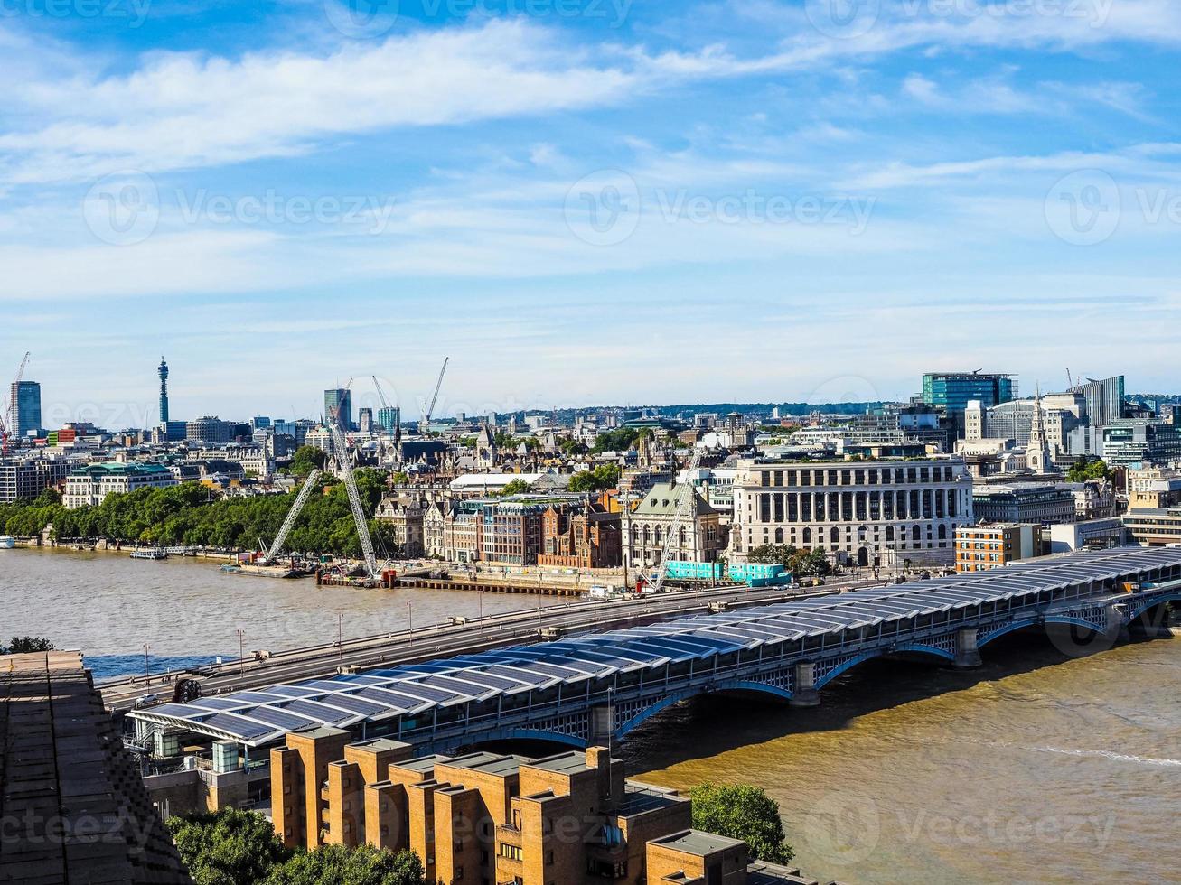 HDR River Thames in London photo