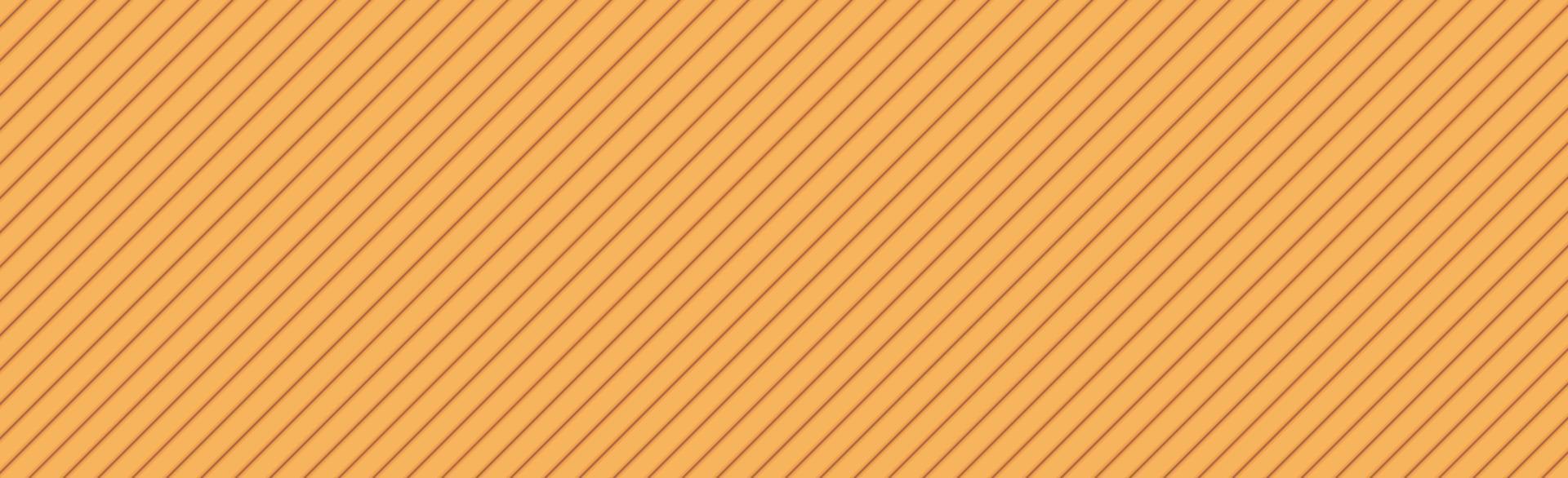 Panoramic abstract yellow-orange texture background slanted lines - Vector