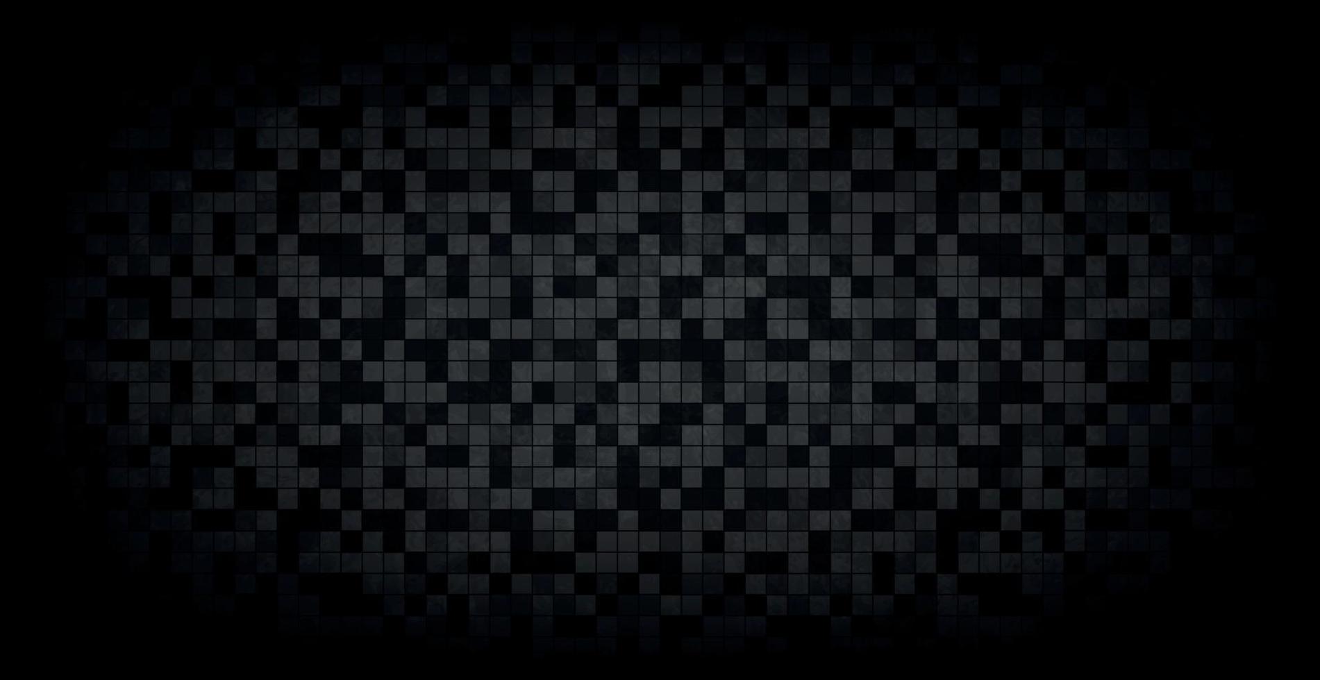 cuadrados de malla negra de fibra de carbono oscura de carbono - vector