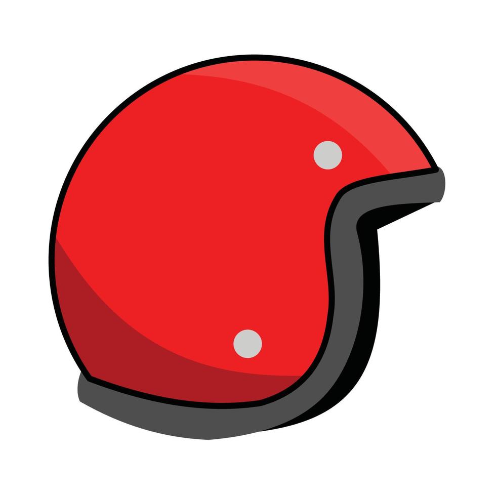 retro helmet style vector