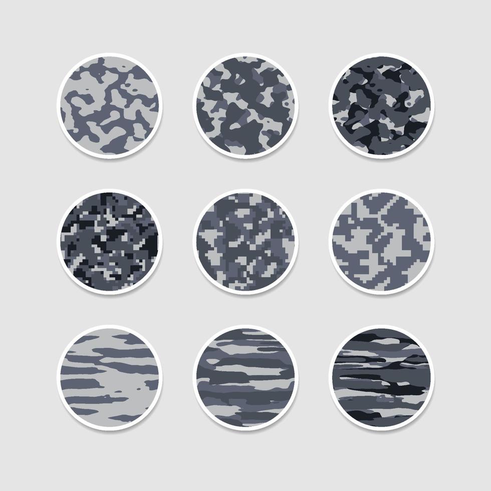 Camouflage abstract cover highlight story vector