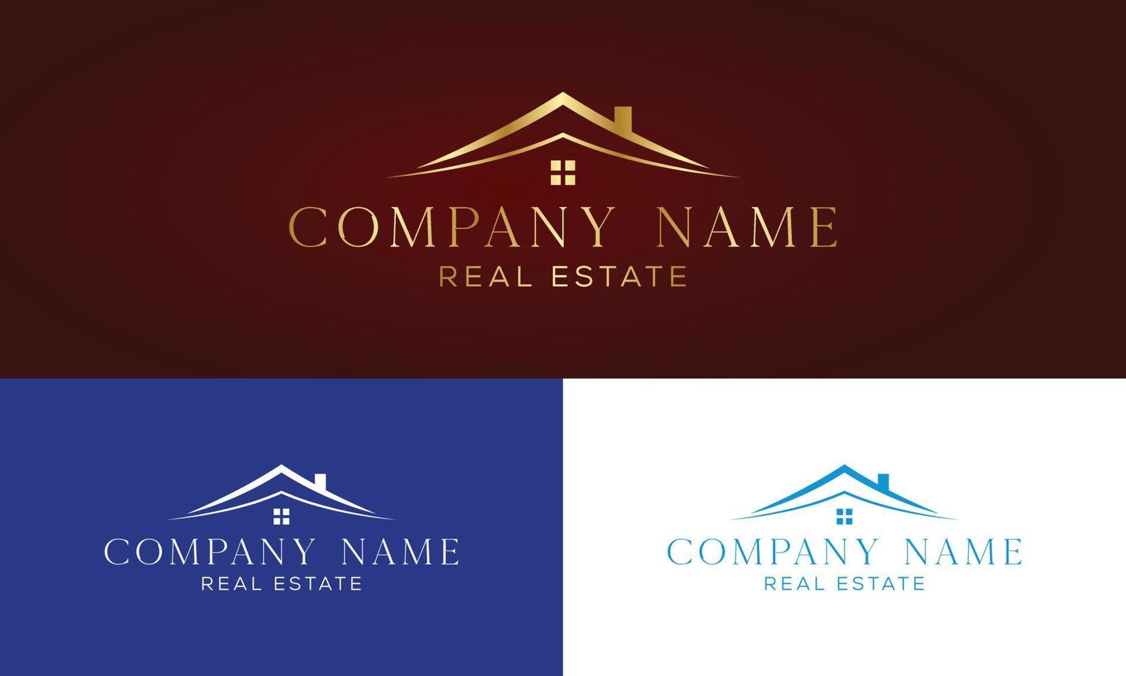 Building and Construction real estate logo design vector