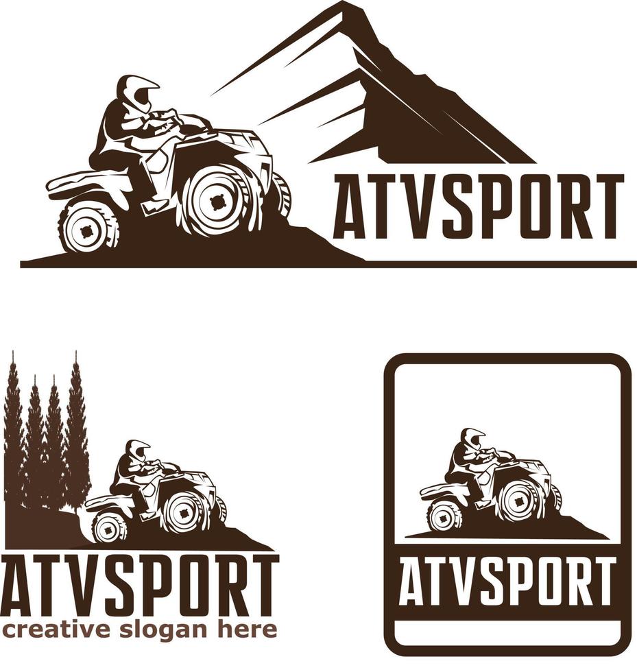 atv sport illustration vector