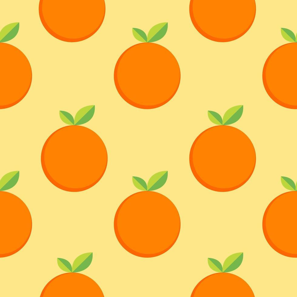 Oranges seamless pattern with. Citrus background. Vector illustration. Summer tropical background. colorful vector. hand drawing. fruit theme. design for fabric, textile, print, wrapper