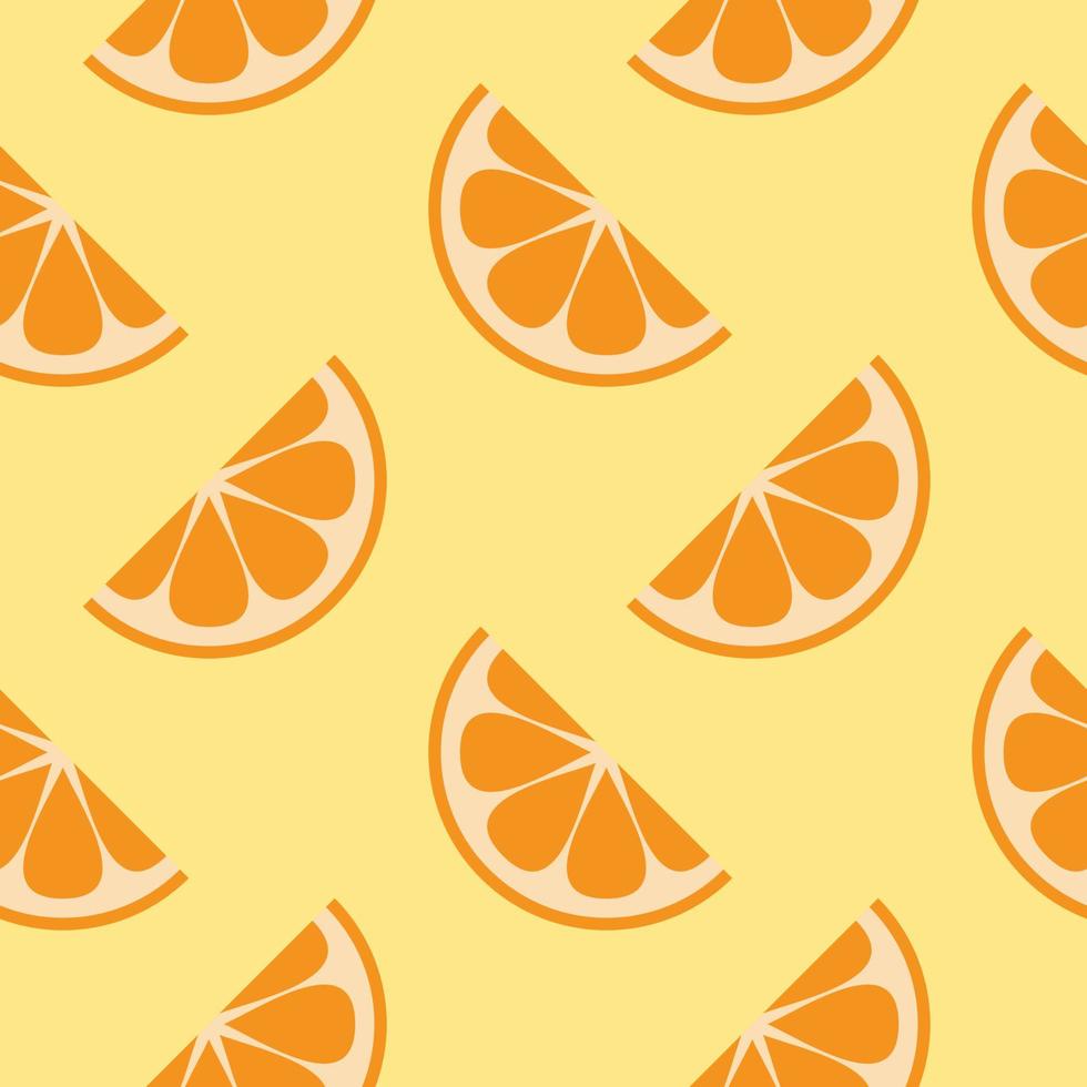 Oranges seamless pattern with. Citrus background. Vector illustration. Summer tropical background. colorful vector. hand drawing. fruit theme. design for fabric, textile, print, wrapper