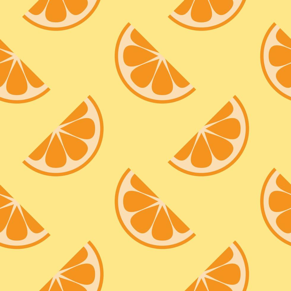 Oranges seamless pattern with. Citrus background. Vector illustration. Summer tropical background. colorful vector. hand drawing. fruit theme. design for fabric, textile, print, wrapper