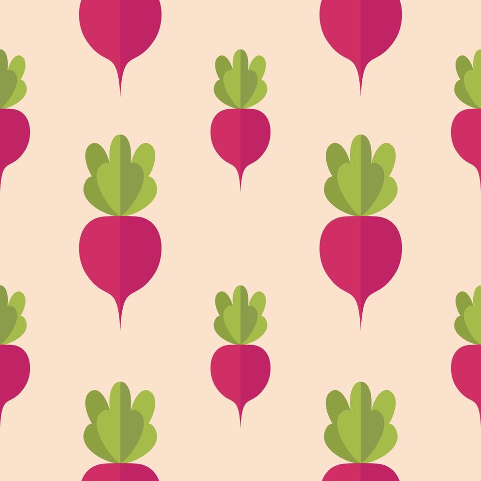 beetroot seamless pattern vector illustration