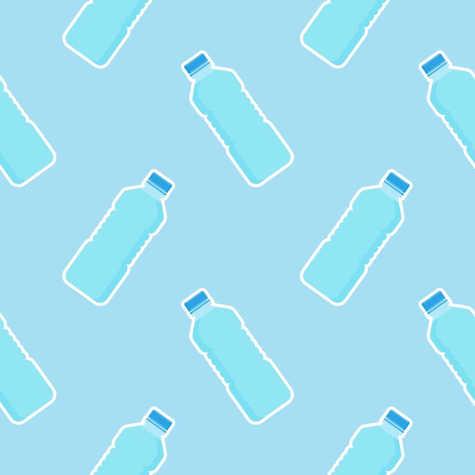 mineral water seamless pattern vector illustration