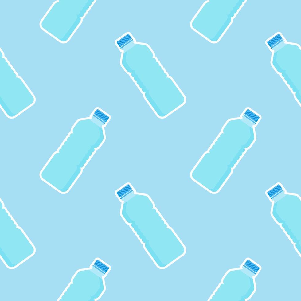 mineral water seamless pattern vector illustration