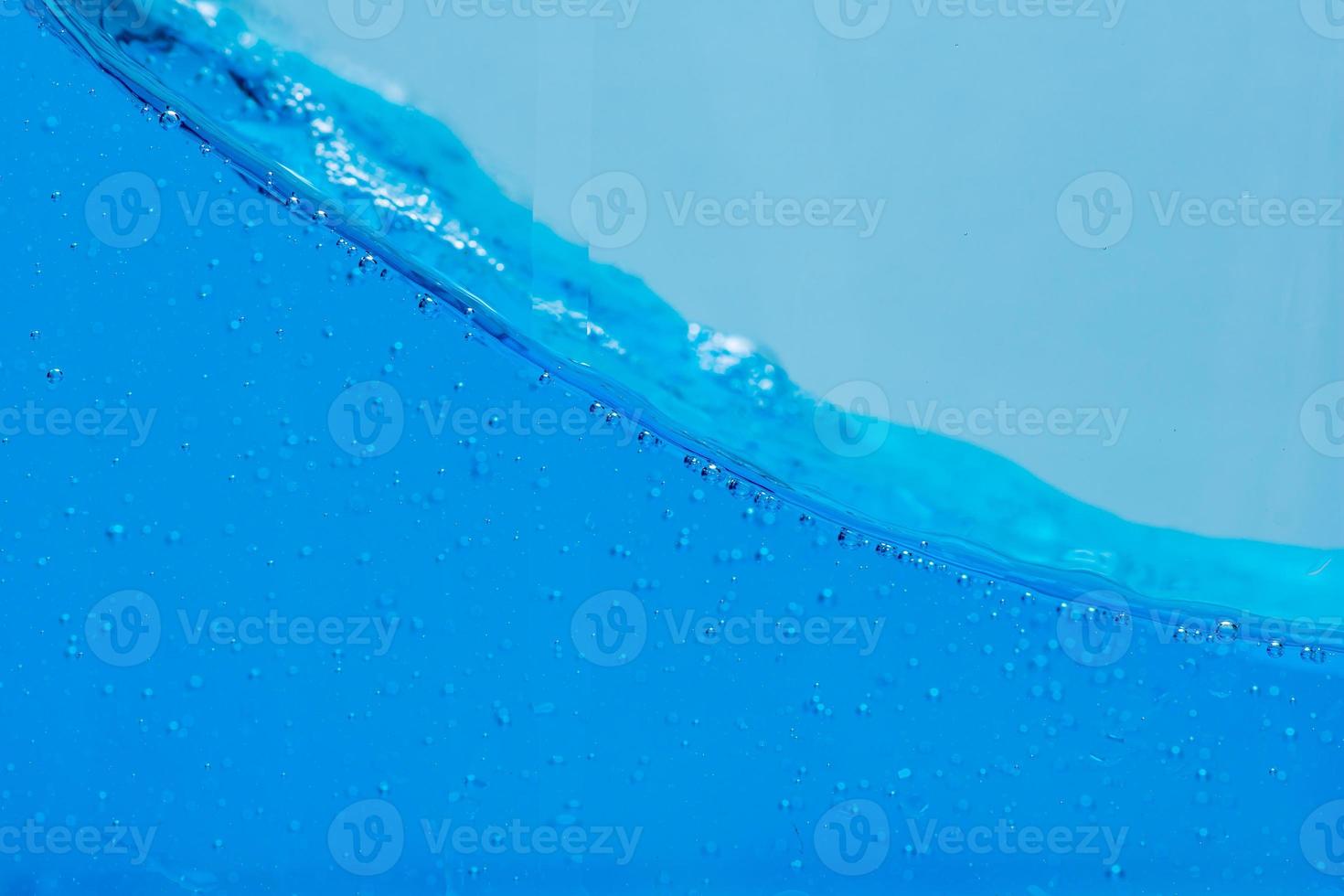 Water and air bubbles over white background with space for text photo
