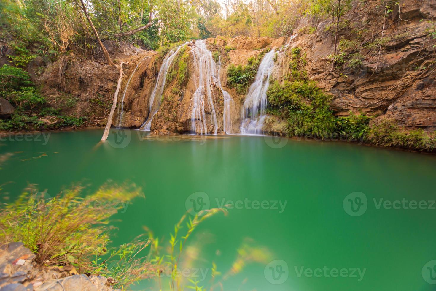 Waterfalls in the Northern Thailand National Park, Lamphun Province, Thailand photo