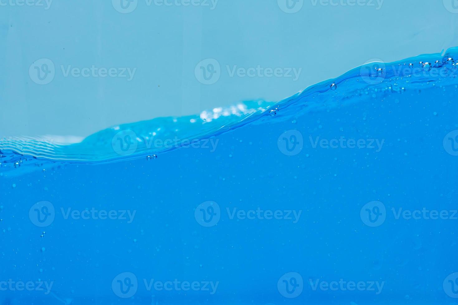 Water and air bubbles over white background with space for text photo