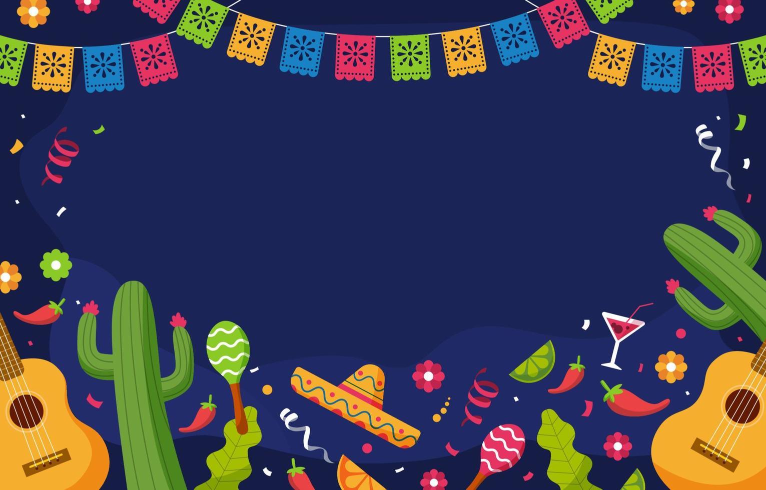 fondo cinco de mayo vector