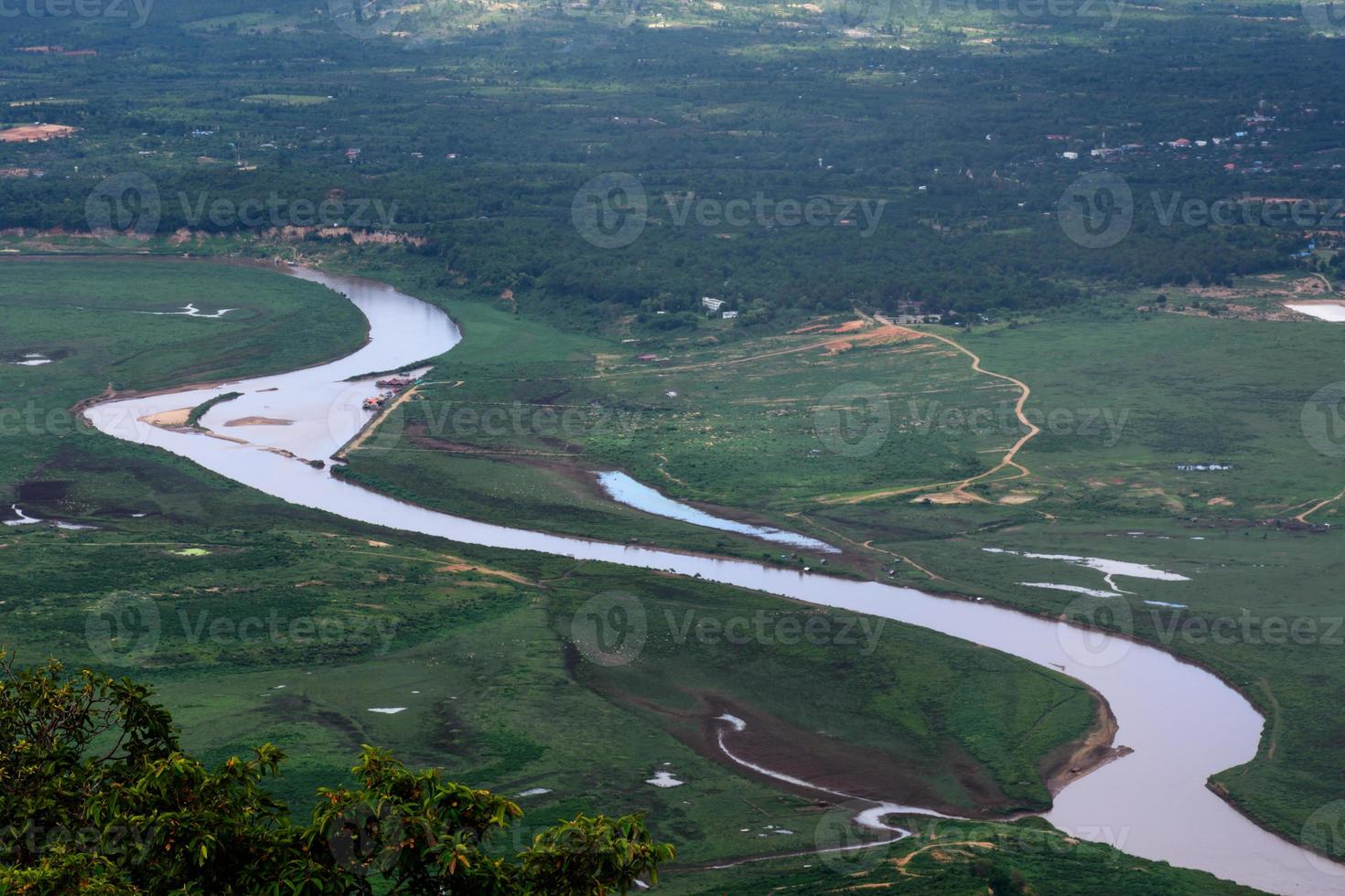 Ping River View from the corner at Doi Tao, Thailand. photo